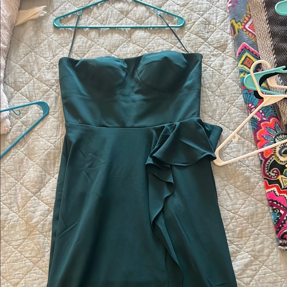 Dress the population long gown